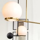 O&G Contrapesso - 8 Globe Led Pendant